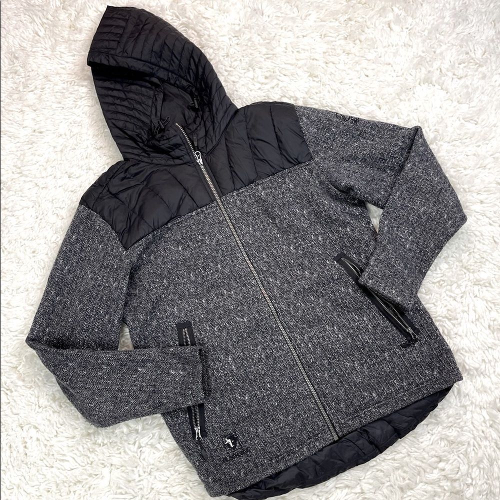Black Yak Hybrid Hooded Full Zip Jacket